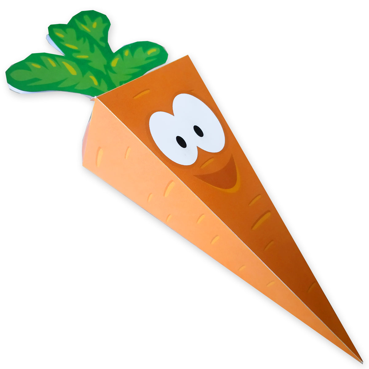 Морковка из бумаги